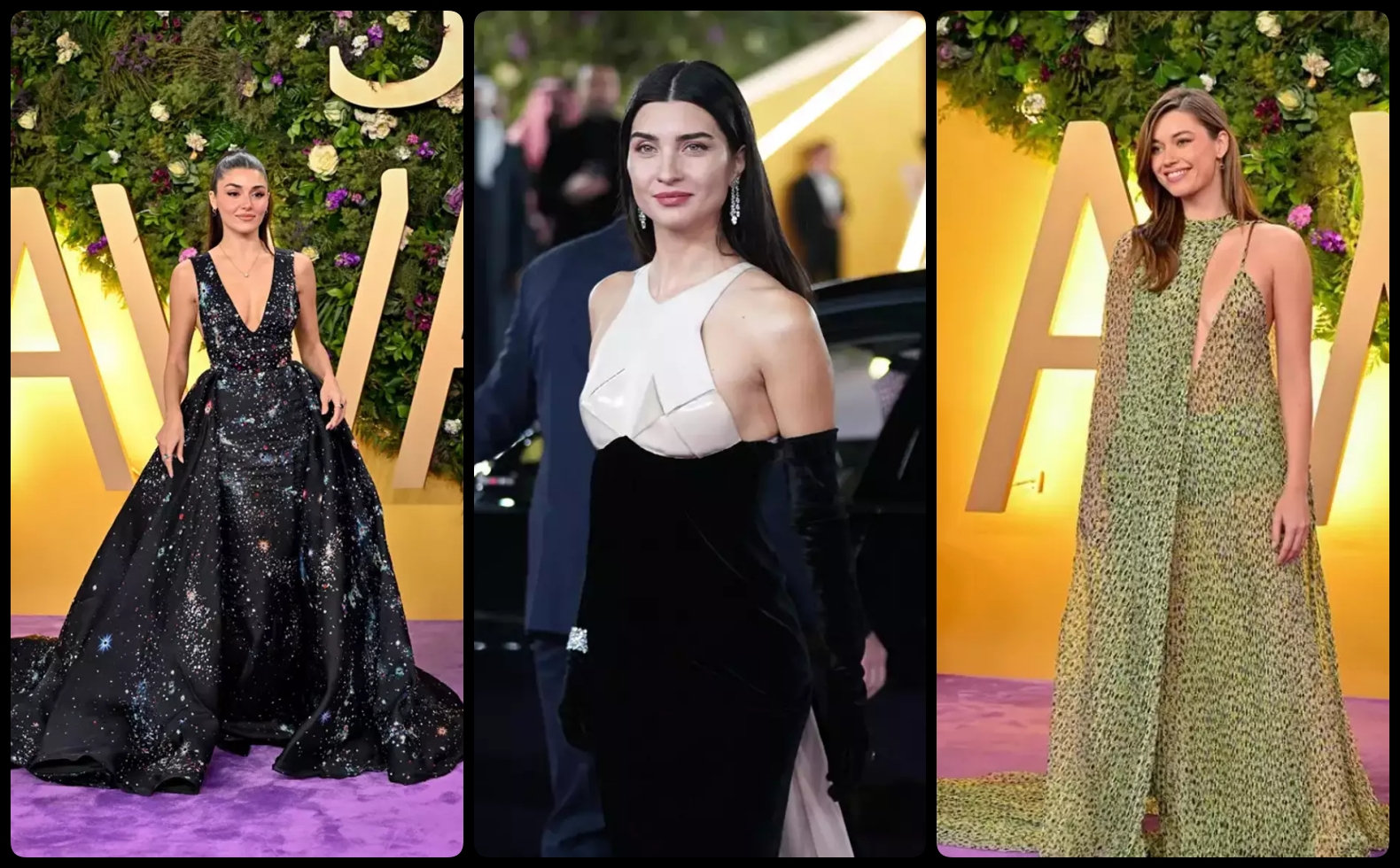 Joy Awards 2025 ödül törenin Hande mi? Afra mı? Tuba mı daha şık?