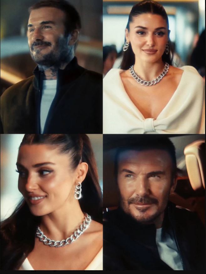 Hande Erçel Ve David Beckham’ın Reklam Sürprizi!-1
