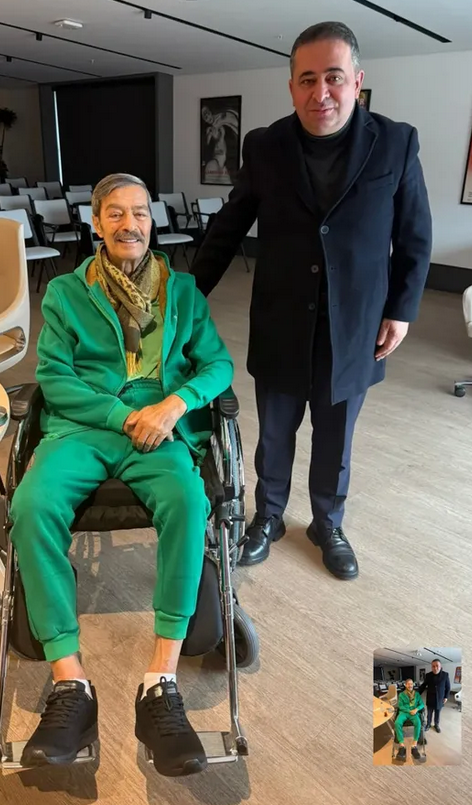 Kadir İnanır’dan Yeni Fotoğraf Usta Oyuncuya Moral Ziyareti