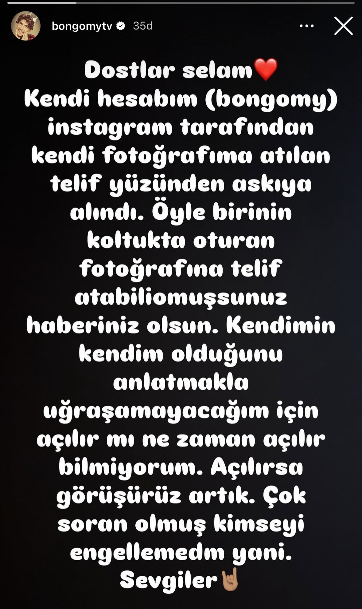 Instagram’da Ilginç Olay! Giray Altınok’un Hesabı Askıya Alındı-1