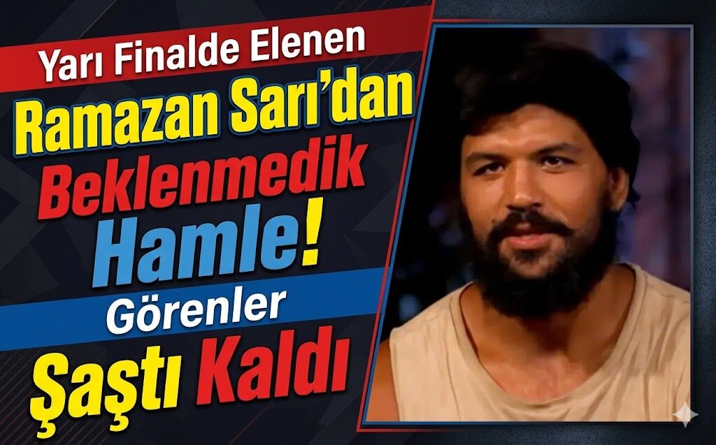 Yarı Finalde Elenen Ramazan Sarı'dan Beklenmedik Hamle! Görenler Şaştı Kaldı