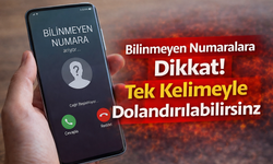 Bilinmeyen Numaralara Dikkat! Tek Kelimeyle Dolandırılabilirsiniz