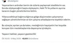 Halk TV'de İstifa Şoku! "Yaşasın Hakikat, Yaşasın Gazetecilik" Diyerek Duyurdu