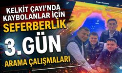 Kelkit Çayı'nda Kaybolan Kuzenler İçin Seferberlik: Arama Çalışmalarında 3. Gün