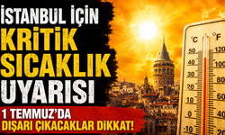 İstanbul İçin Kritik Sıcaklık Uyarısı: 1 Temmuz'da Dışarı Çıkacaklar Dikkat!
