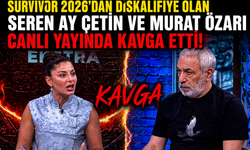 Survivor 2026'dan Diskalifiye Olan Seren Ay Çetin ve Murat Özarı Canlı Yayında Kavga Etti