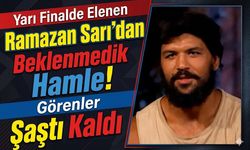Yarı Finalde Elenen Ramazan Sarı'dan Beklenmedik Hamle! Görenler Şaştı Kaldı