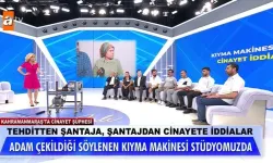 Meşhur kıyma makinesi Müge Anlı'nın stüdyosuna getirildi