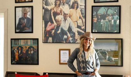 Gülben Ergen, Dallas Konseri Öncesi Efsane Dizi Setinde!