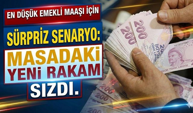 En Düşük Emekli Maaşı İçin Sürpriz Senaryo: Masadaki Yeni Rakam Sızdı