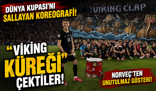 Dünya Kupası'nı Sallayan Koreografi! “Viking Küreği” Çektiler