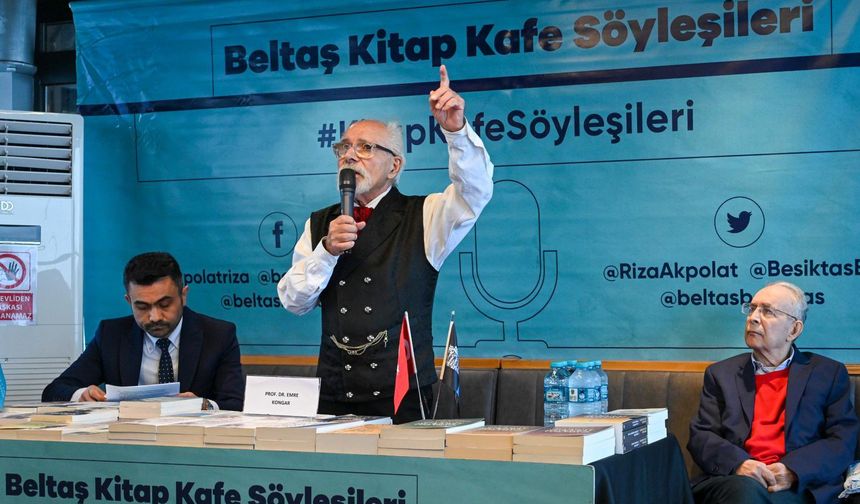 Prof. Dr. Emre Kongar, Beltaş Kitap Kafe’de okurlarıyla buluştu