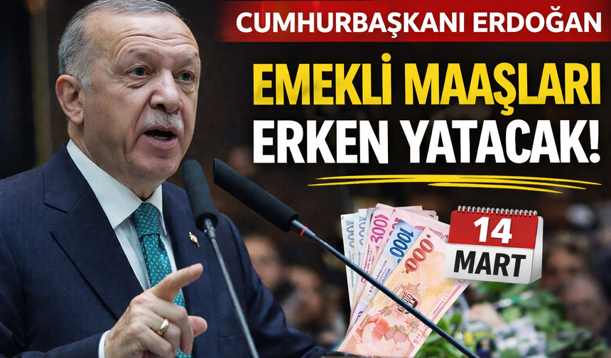 Erdoğan’dan emekliler için yeni açıklama: Maaşlar erken yatacak