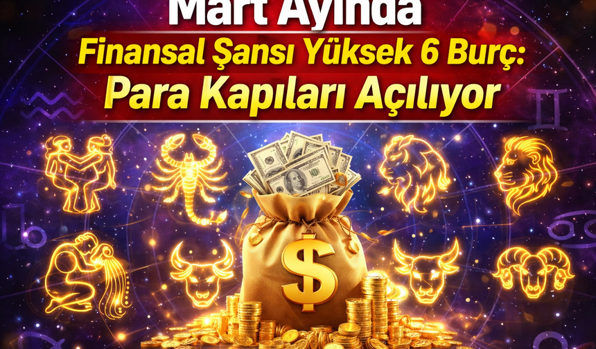 Mart Ayında Finansal Şansı Yüksek 6 Burç: Para Kapıları Açılıyor