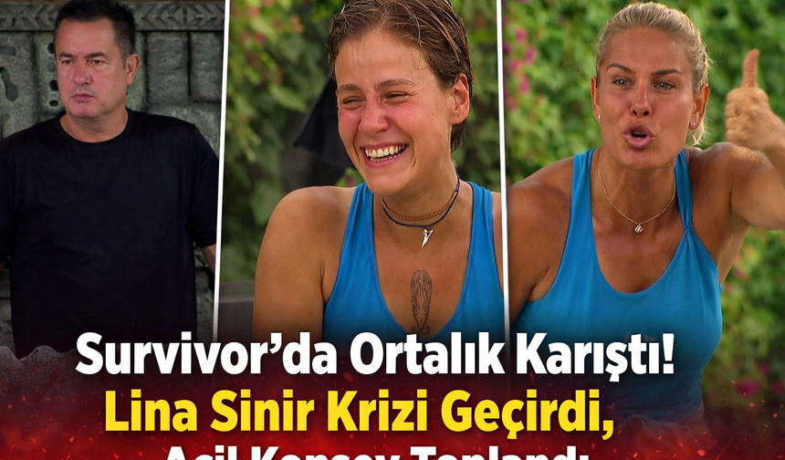 Survivor’da Ortalık Karıştı! Lina Sinir Krizi Geçirdi, Acil Konsey Toplandı