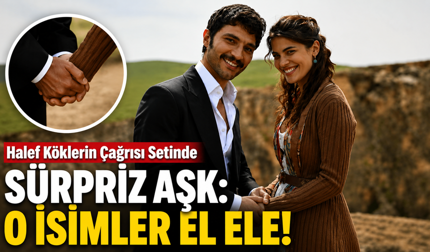 Halef Köklerin Çağrısı Setinde Sürpriz Aşk: O İsimler El Ele!