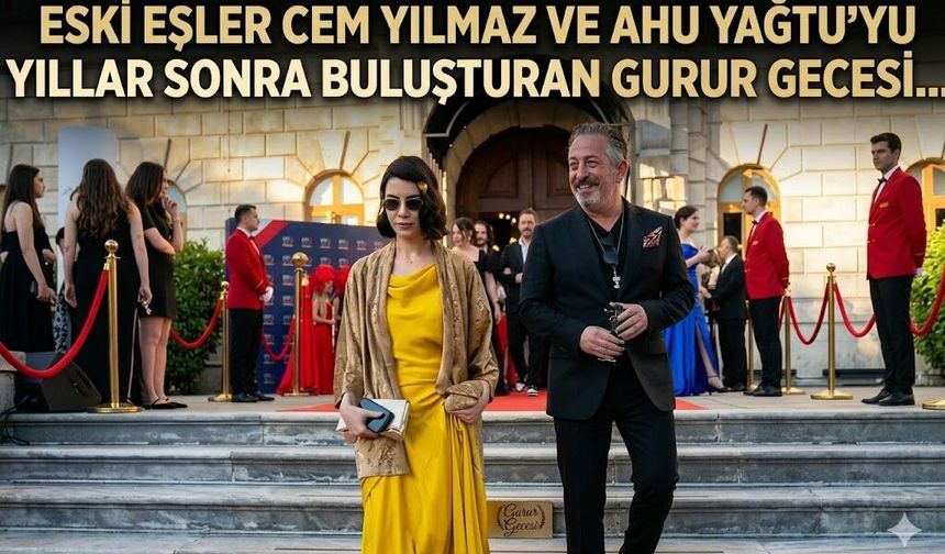 Eski Eşler Cem Yılmaz ve Ahu Yağtu'yu Yıllar Sonra Buluşturan Gurur Gecesi
