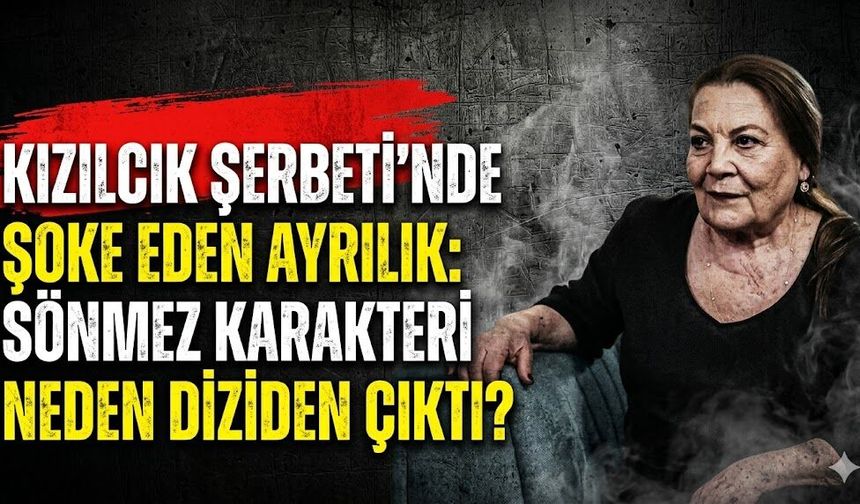 Kızılcık Şerbeti'nde Şoke Eden Ayrılık: Sönmez Karakteri Neden Diziden Çıktı?