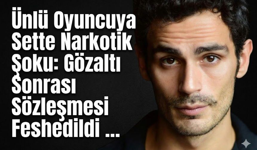 Ünlü Oyuncuya Sette Narkotik Şoku: Gözaltı Sonrası Sözleşmesi Feshedildi