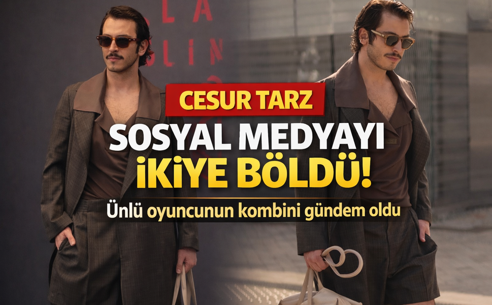 Boran Kuzum Paris Moda Haftası’nda! Şortlu kombini dikkat çekti