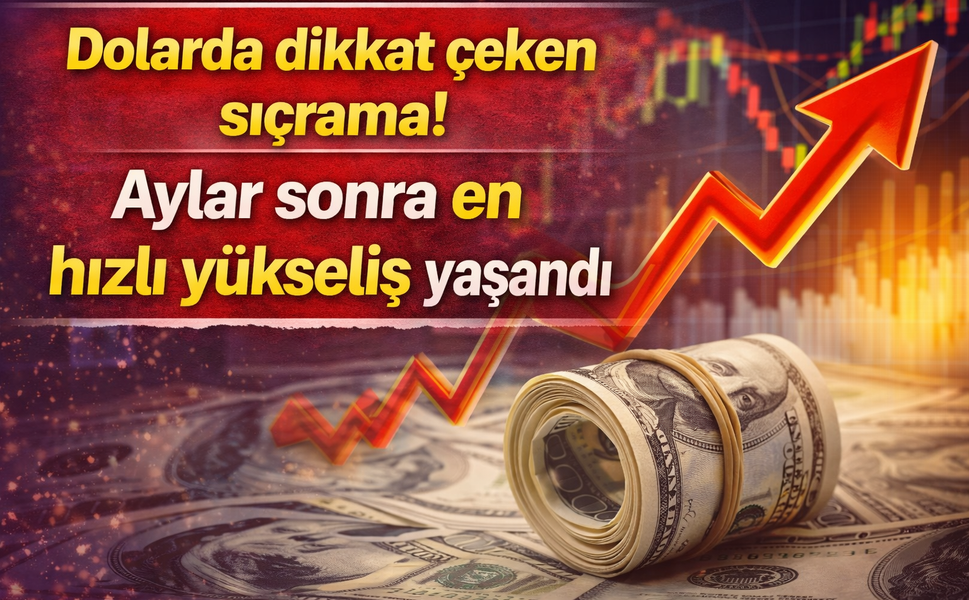 Dolarda dikkat çeken sıçrama! Aylar sonra en hızlı yükseliş yaşandı