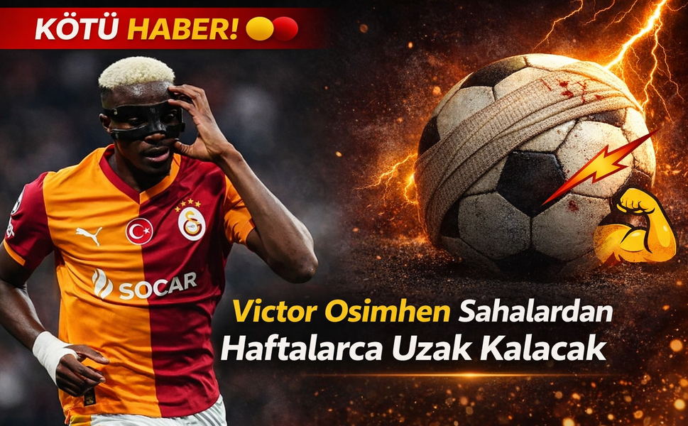 Victor Osimhen’den Kötü Haber: Sahalardan Haftalarca Uzak Kalacak