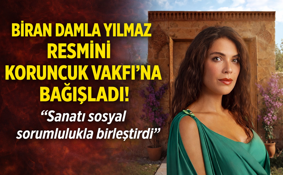 “Halef” Dizisinin Yıldız’ı Biran Damla Yılmaz’dan Anlamlı Bağış