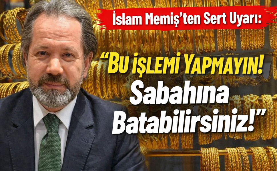 İslam Memiş’ten Sert Uyarı: “Bu İşlemi Yapmayın! Sabahına Batabilirsiniz!”