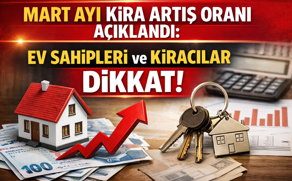 Mart Ayı Kira Artış Oranı Açıklandı: Ev Sahipleri ve Kiracılar Dikkat