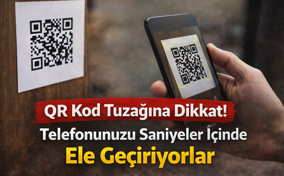 QR Kod Tuzağına Dikkat! Telefonunuzu Saniyeler İçinde Ele Geçiriyorlar
