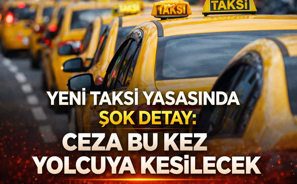 Yeni Taksi Yasasında Şok Detay: Ceza Bu Kez Yolcuya Kesilecek