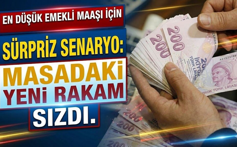 En Düşük Emekli Maaşı İçin Sürpriz Senaryo: Masadaki Yeni Rakam Sızdı