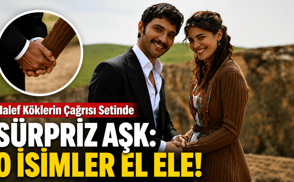 Halef Köklerin Çağrısı Setinde Sürpriz Aşk: O İsimler El Ele!