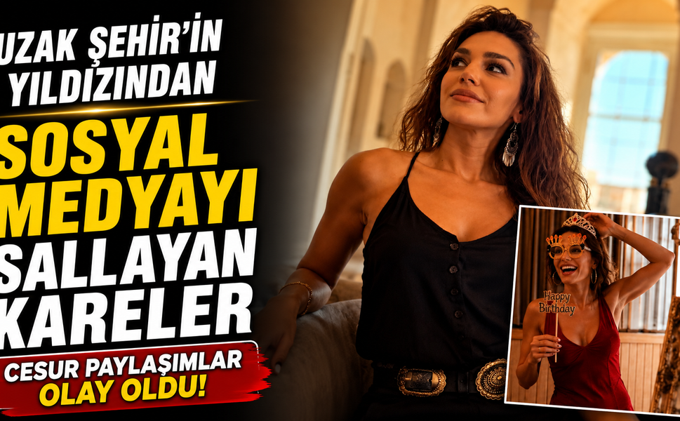 Uzak Şehir'in Yıldızından Sosyal Medyayı Sallayan Kareler!
