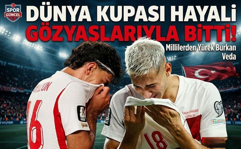 Dünya Kupası Hayali Gözyaşlarıyla Bitti! Millilerden Yürek Burkan Veda