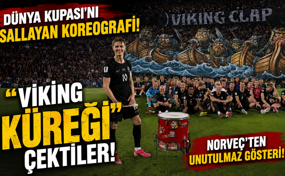 Dünya Kupası'nı Sallayan Koreografi! “Viking Küreği” Çektiler