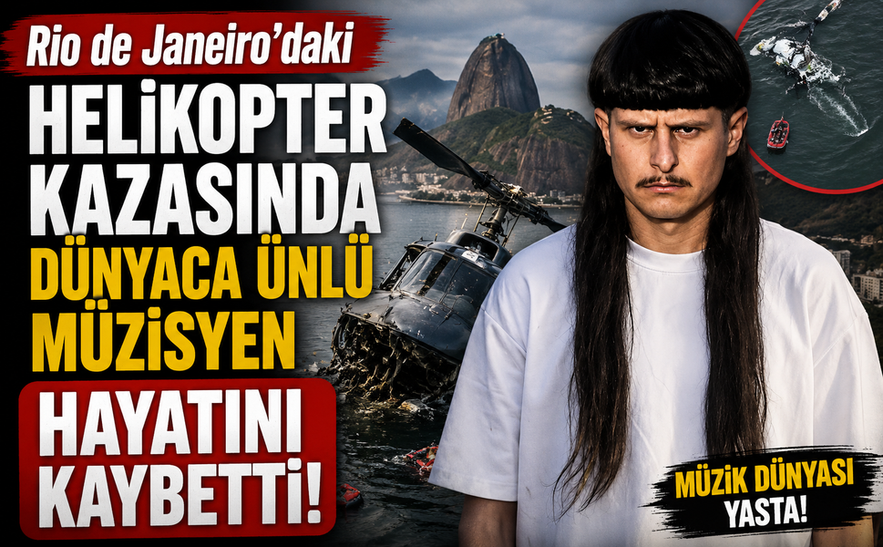 Rio de Janeiro'daki Helikopter Kazasında Dünyaca Ünlü Müzisyen Hayatını Kaybetti