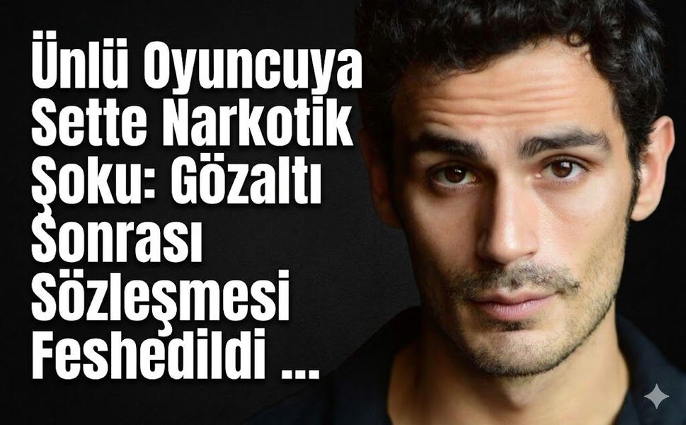 Ünlü Oyuncuya Sette Narkotik Şoku: Gözaltı Sonrası Sözleşmesi Feshedildi